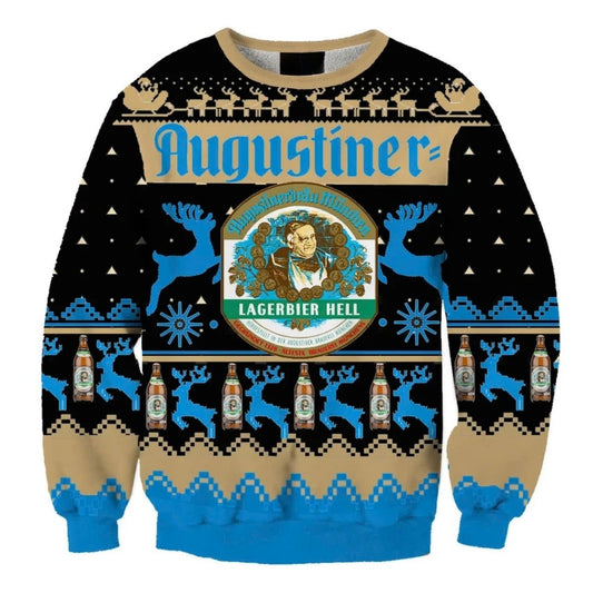 Langerbier Hell Christmas Reindeer Ugly Sweater - VinoVogue.com