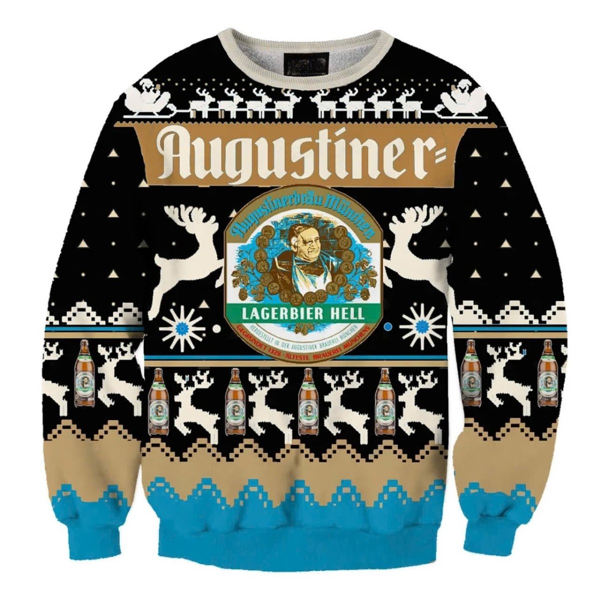 Langerbier Hell Christmas Reindeer Ugly Sweater - VinoVogue.com