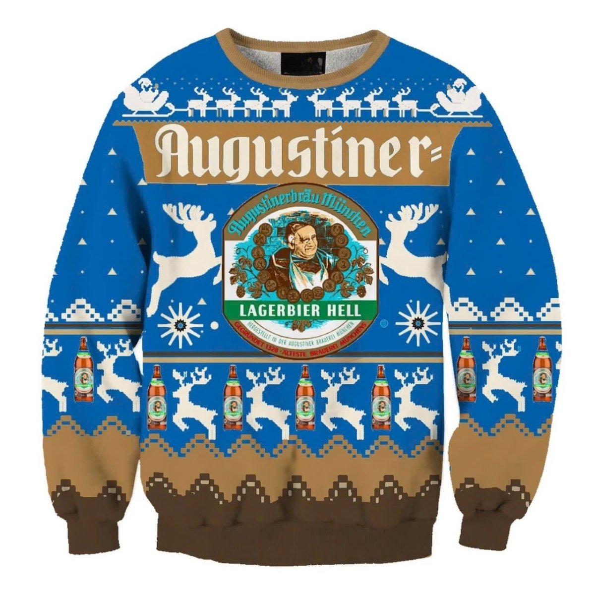 Langerbier Hell Christmas Reindeer Ugly Sweater - VinoVogue.com