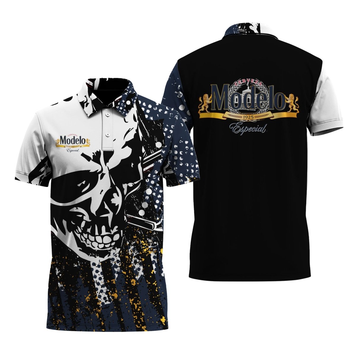 Modelo Skull Legend Polo Shirt - VinoVogue.com