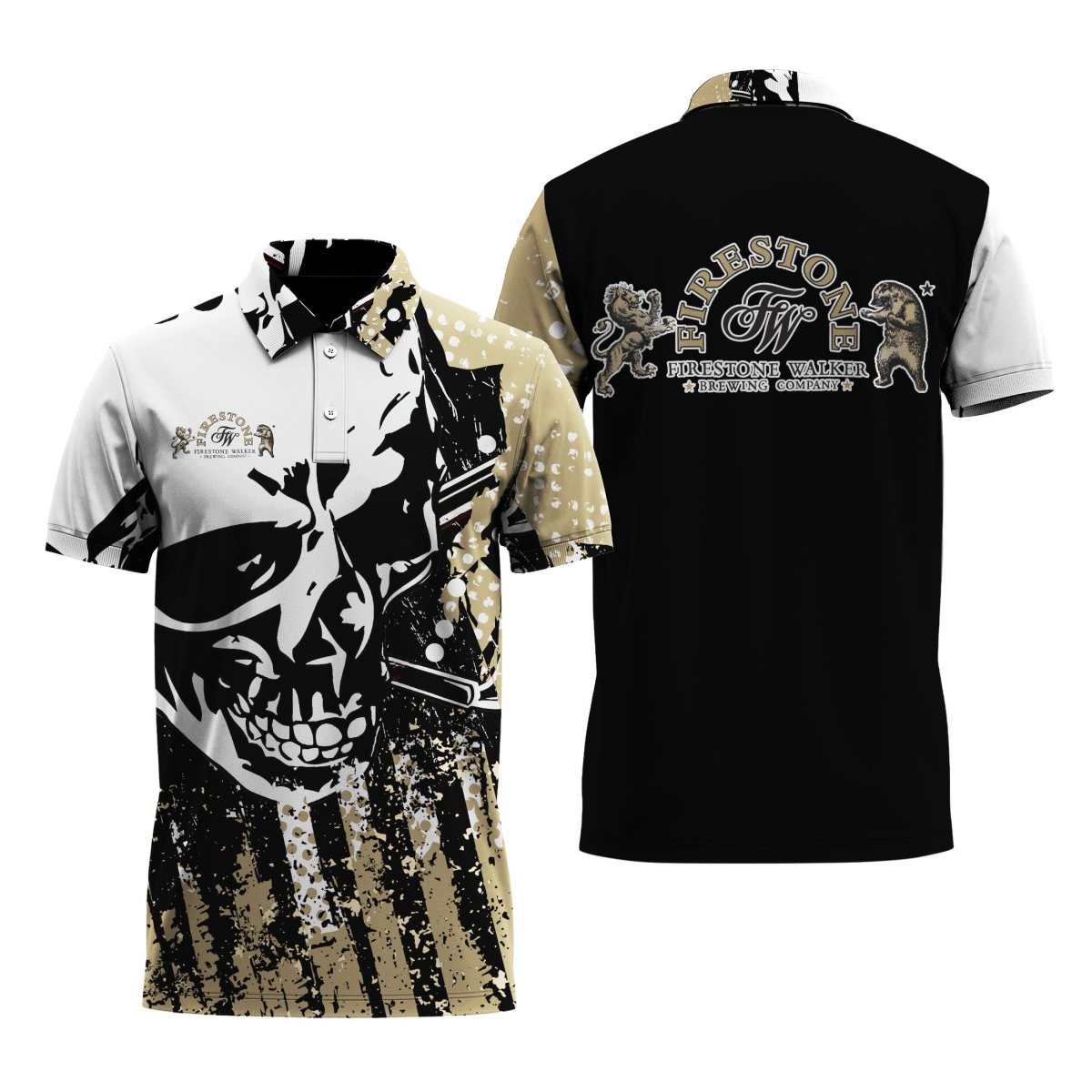 Firestone Walker Skull Legend Polo Shirt - VinoVogue.com