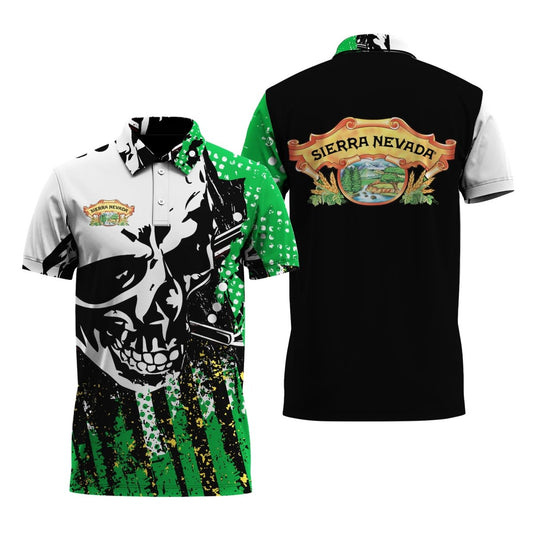 Sierra Nevada Skull Legend Polo Shirt - VinoVogue.com