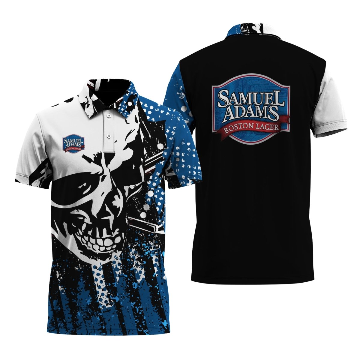 Samuel Adams Skull Legend Polo Shirt - VinoVogue.com