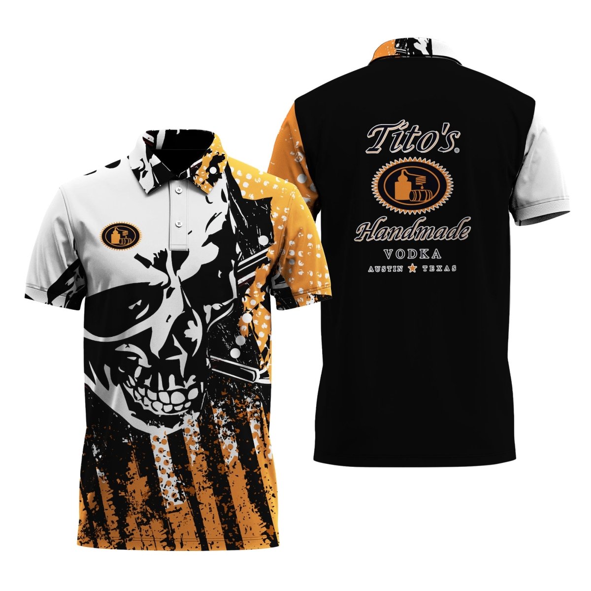 Tito's Skull Legend Polo Shirt - VinoVogue.com