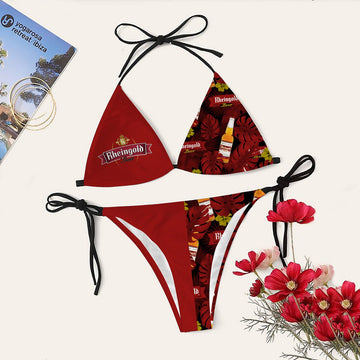 Rheingold Beer Triangle Beach Bikini - VinoVogue.com