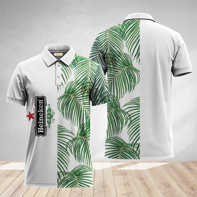 Heineken Brings The Tropical To You Polo Shirt - VinoVogue.com