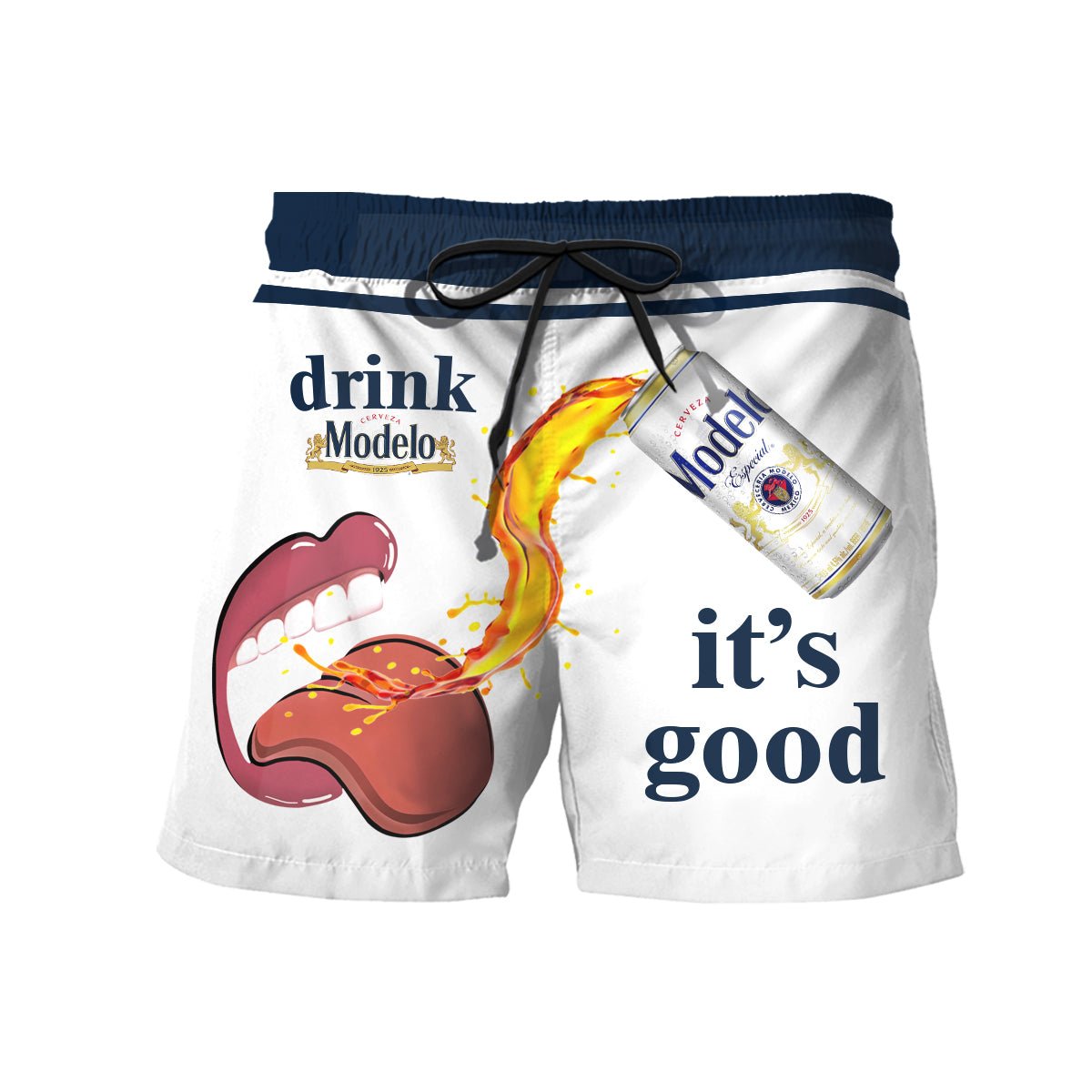 Drink Modelo It's Good Swim Trunks - VinoVogue.com