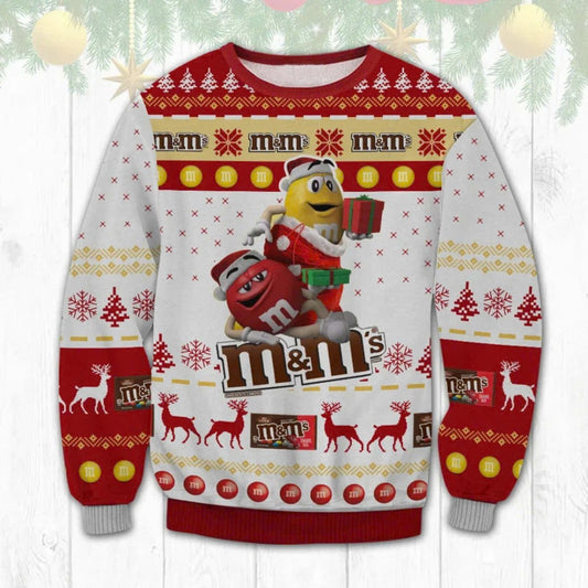 M&M Christmas Ugly Sweater - VinoVogue.com