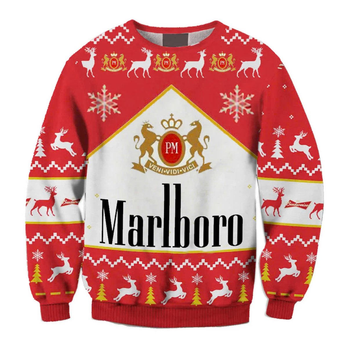 Marlboro Christmas Ugly Sweater - VinoVogue.com