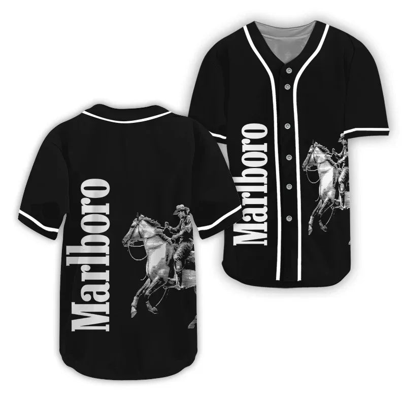 Marlboro Cowboy Baseball Jersey