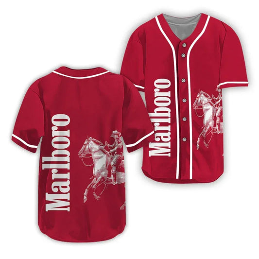 Marlboro Cowboy Baseball Jersey