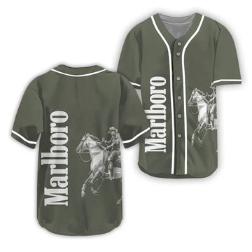Marlboro Cowboy Baseball Jersey