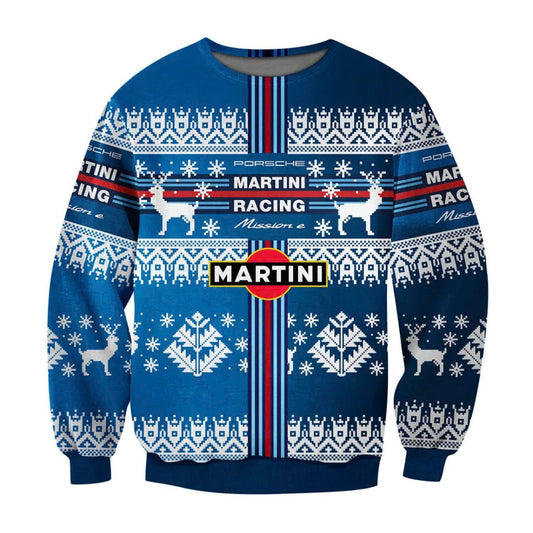 Martini Christmas Ugly Sweater - VinoVogue.com