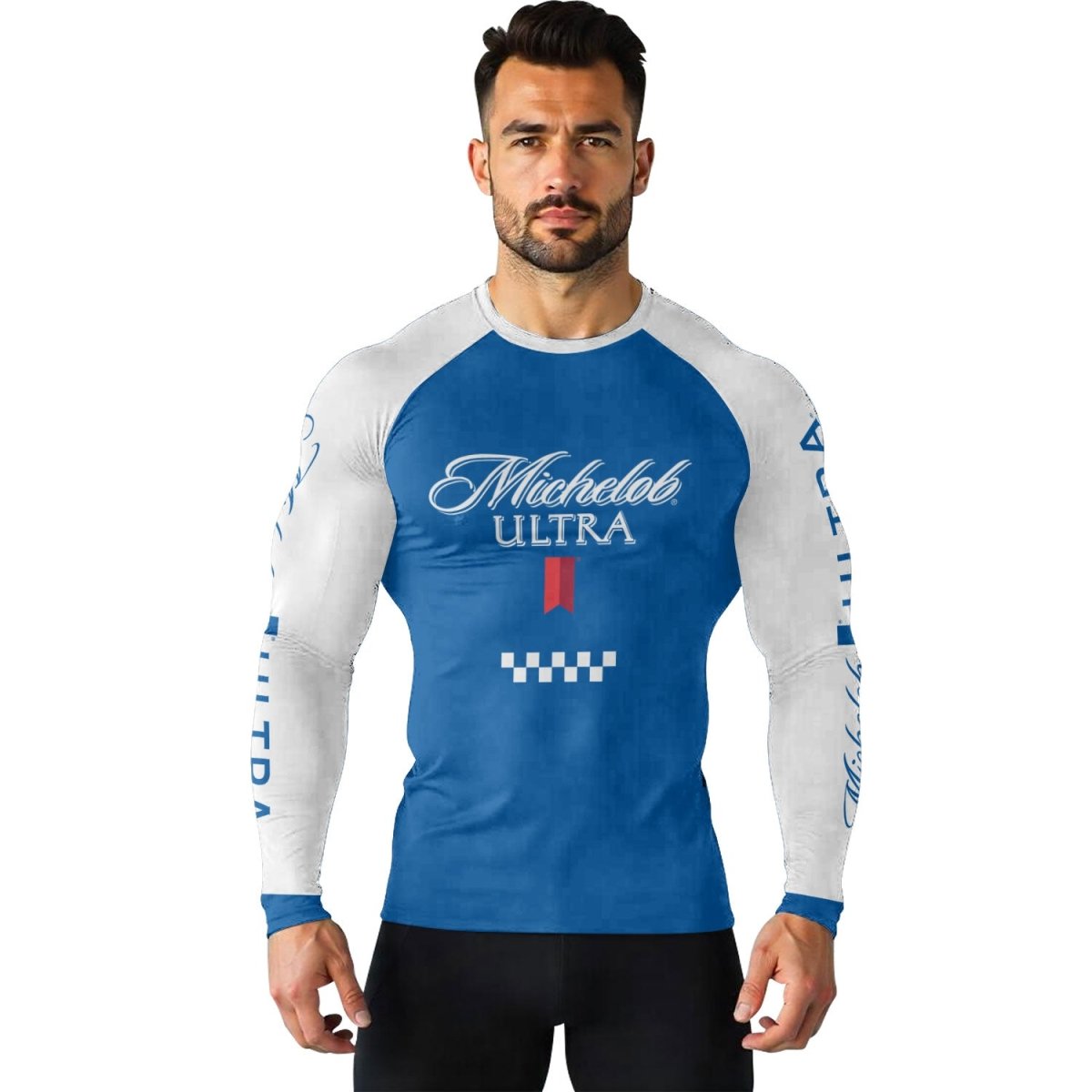 Michelob Ultra Blue Rash Guard - VinoVogue.com