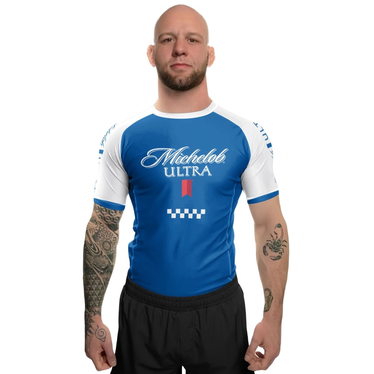 Michelob Ultra Blue Rash Guard - VinoVogue.com