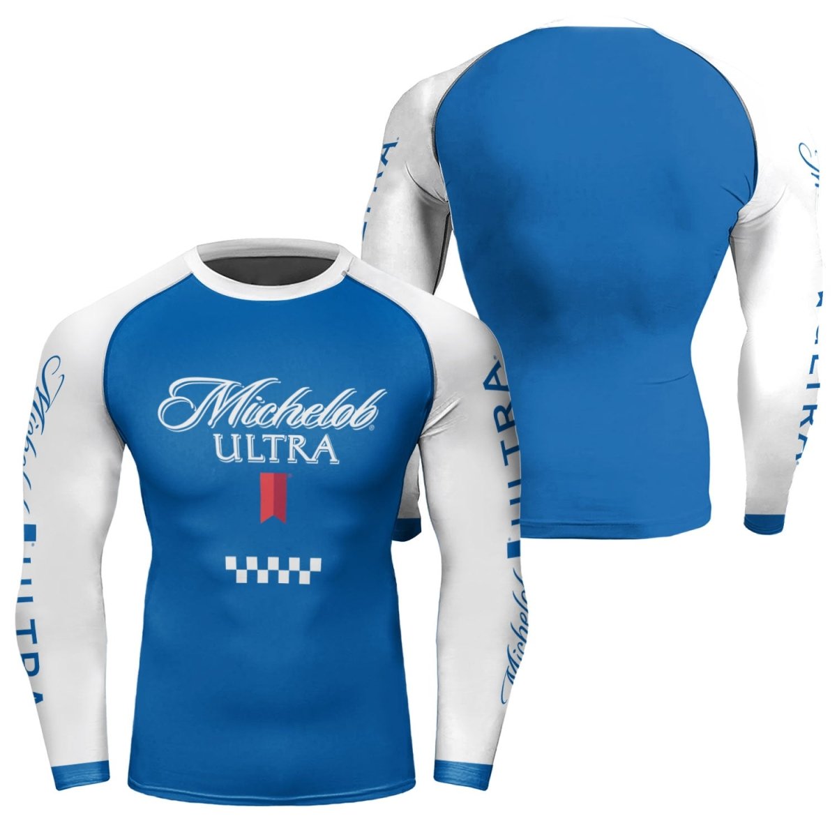 Michelob Ultra Blue Rash Guard - VinoVogue.com