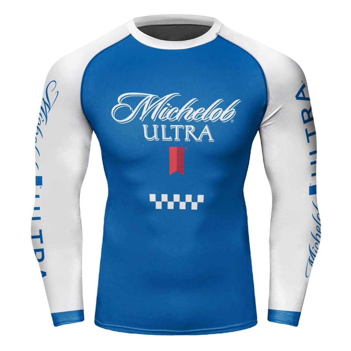Michelob Ultra Blue Rash Guard - VinoVogue.com