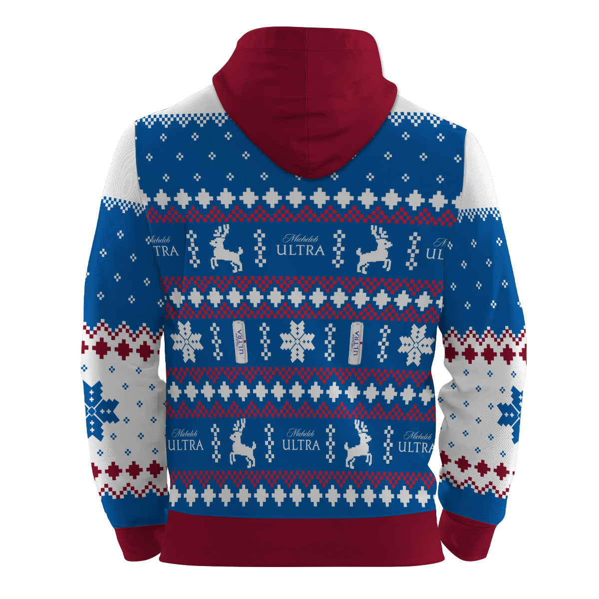 Michelob Ultra Christmas Crystal Ball Pullover & Zip Hoodie