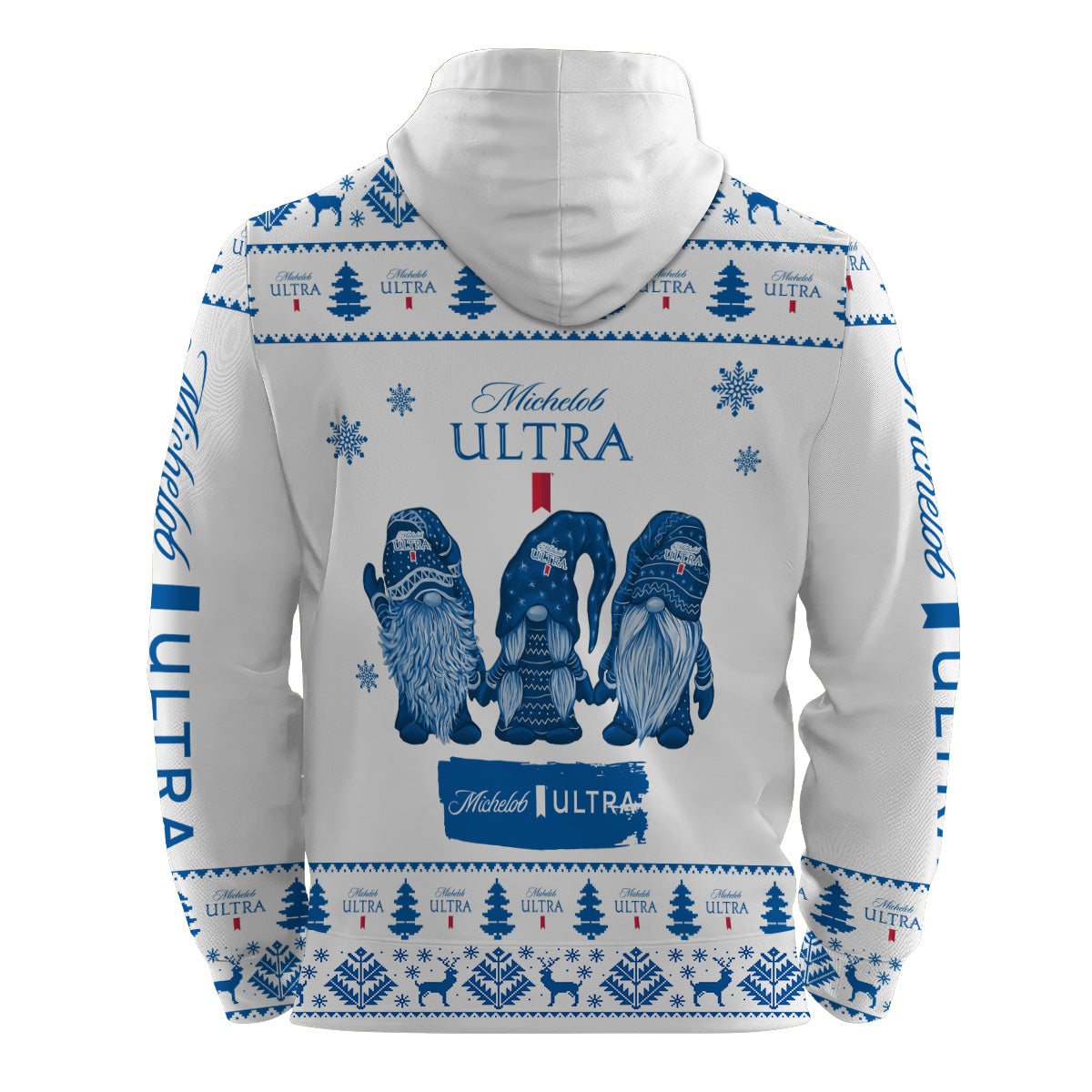 Michelob Ultra Christmas Gnomies Pullover & Zip Hoodie