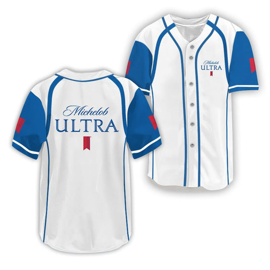 Michelob Ultra Dual Trim Baseball Jersey - VinoVogue.com
