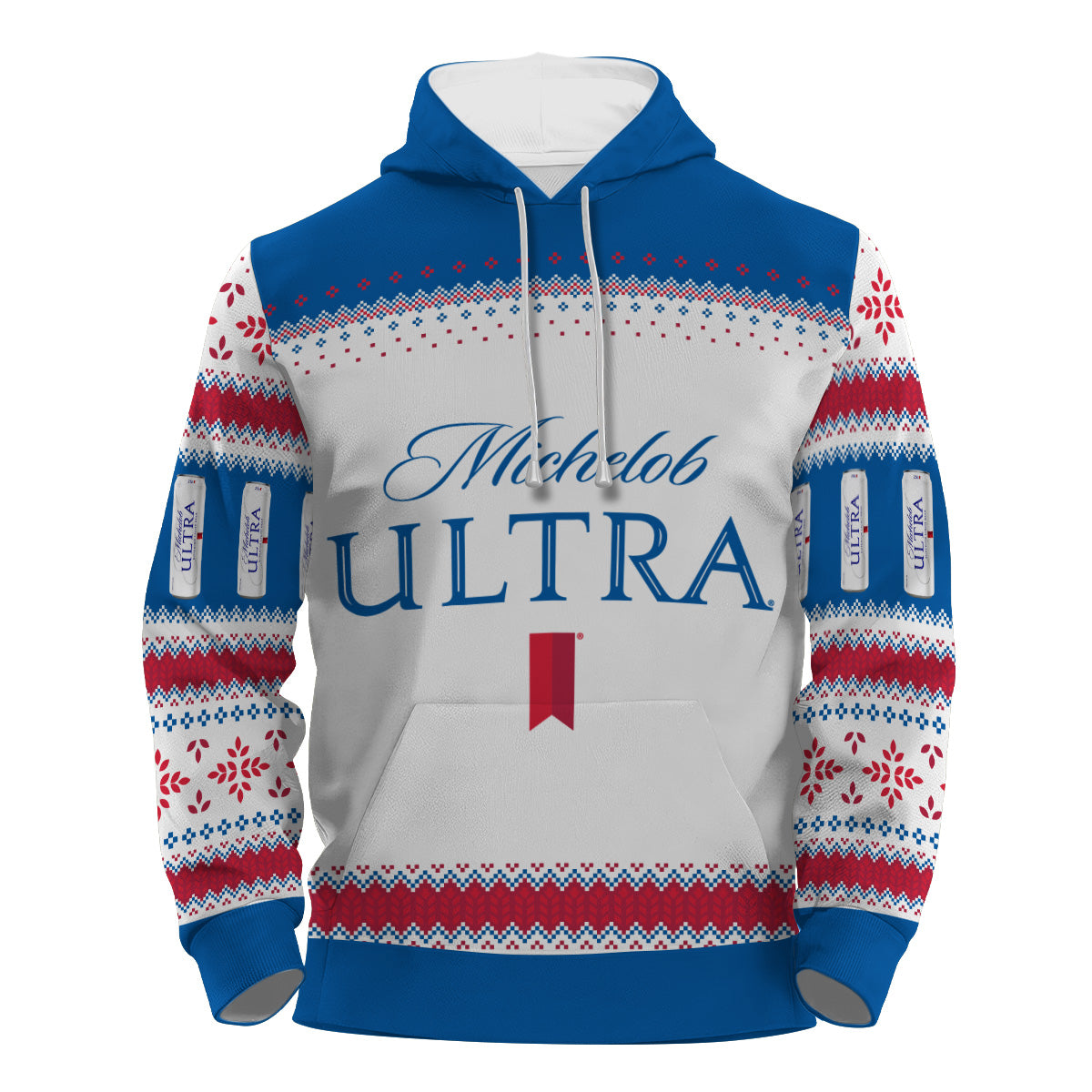 Michelob Ultra Festive Holiday Pullover & Zip Hoodie