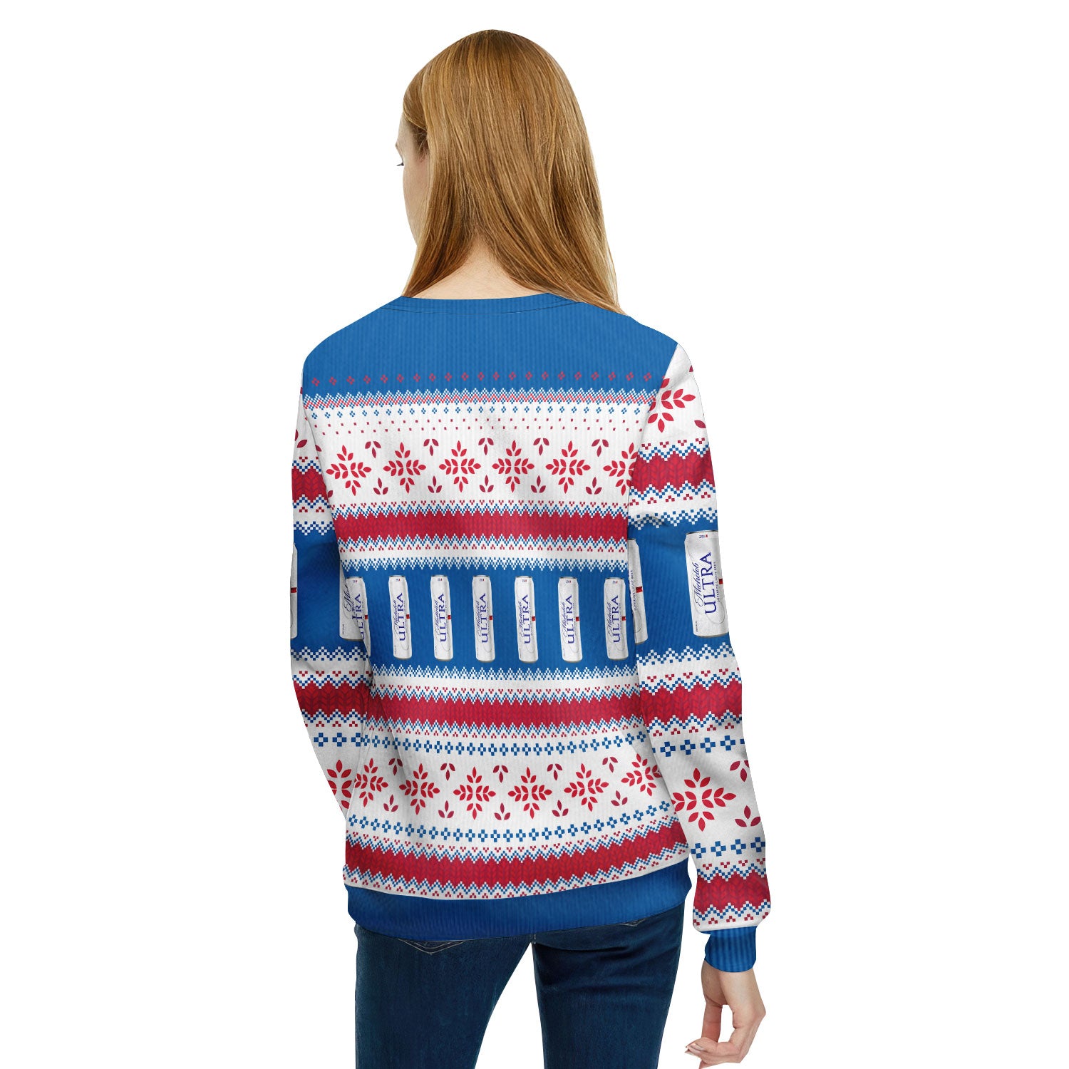 Michelob Ultra Festive Holiday Ugly Sweater