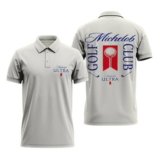 Michelob Ultra Golf Club Polo Shirt - VinoVogue.com