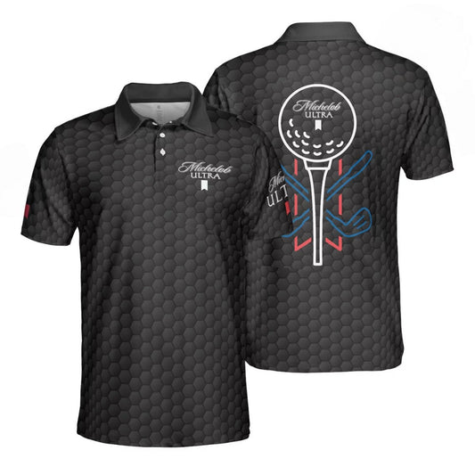 Michelob Ultra Golf Polo Shirt - VinoVogue.com