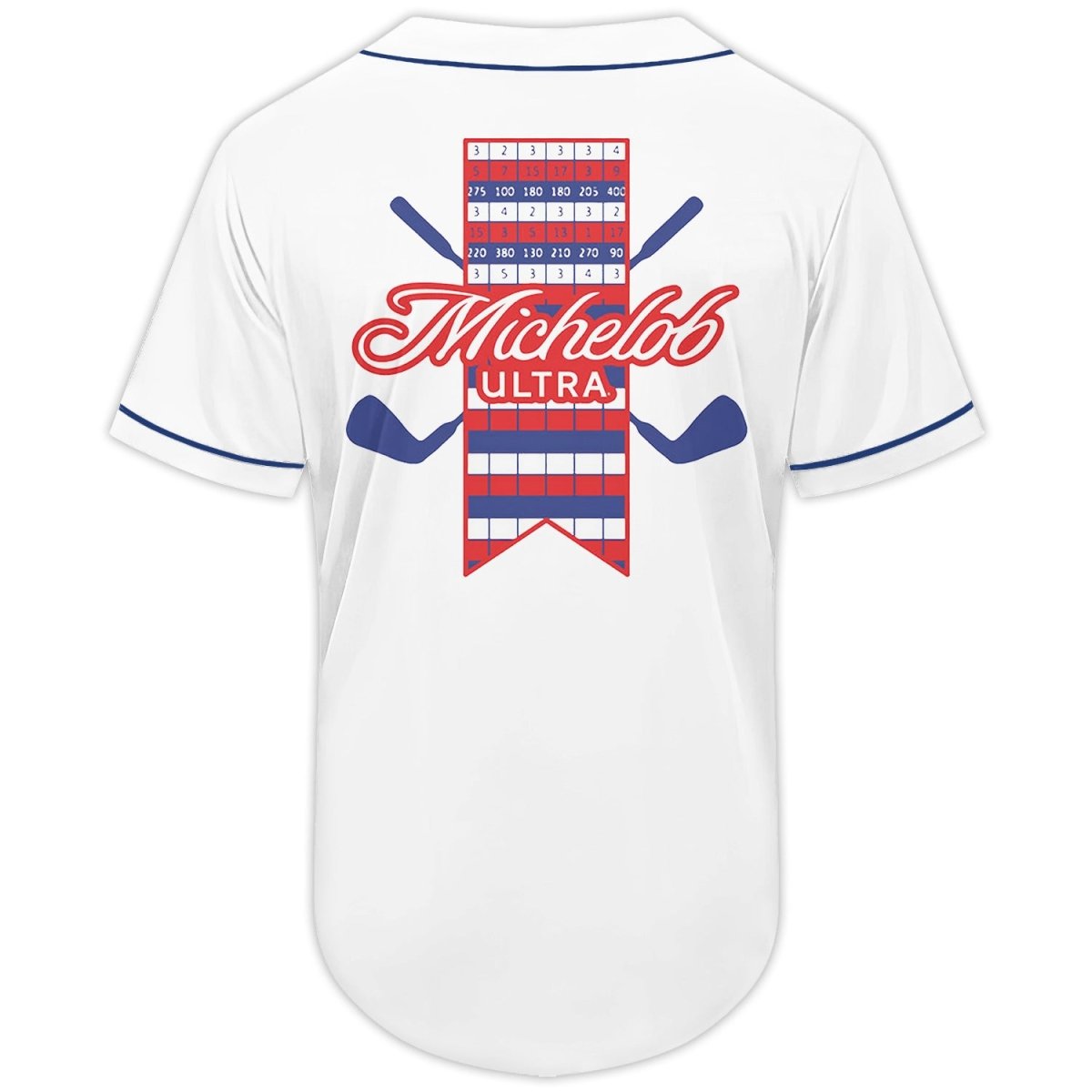 Michelob Ultra Golf Scoreboard Baseball Jersey - VinoVogue.com