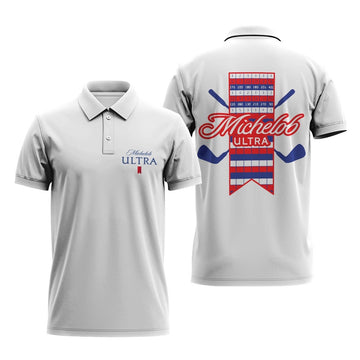 Michelob Ultra Golf Scoreboard Polo Shirt - VinoVogue.com