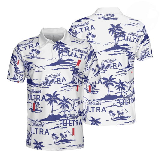 Michelob Ultra Island Polo Shirt - VinoVogue.com