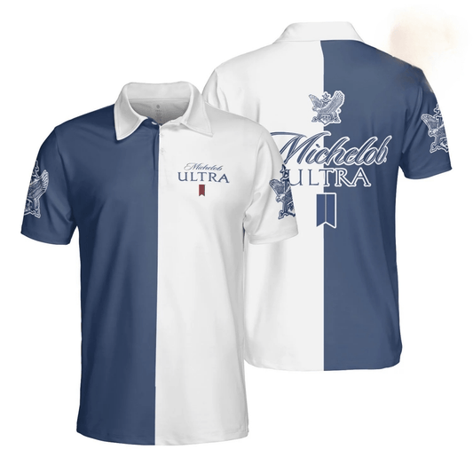 Michelob Ultra Split Polo Shirt - VinoVogue.com