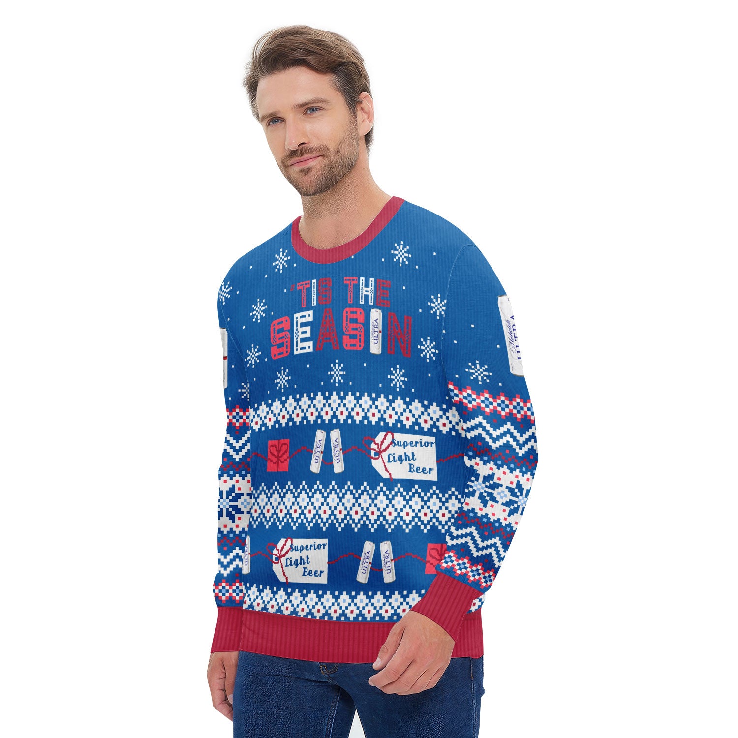 Michelob Ultra Tis The Season Ugly Sweater