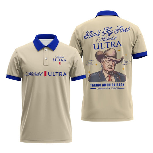 Michelob Ultra Trump Polo Shirt - VinoVogue.com