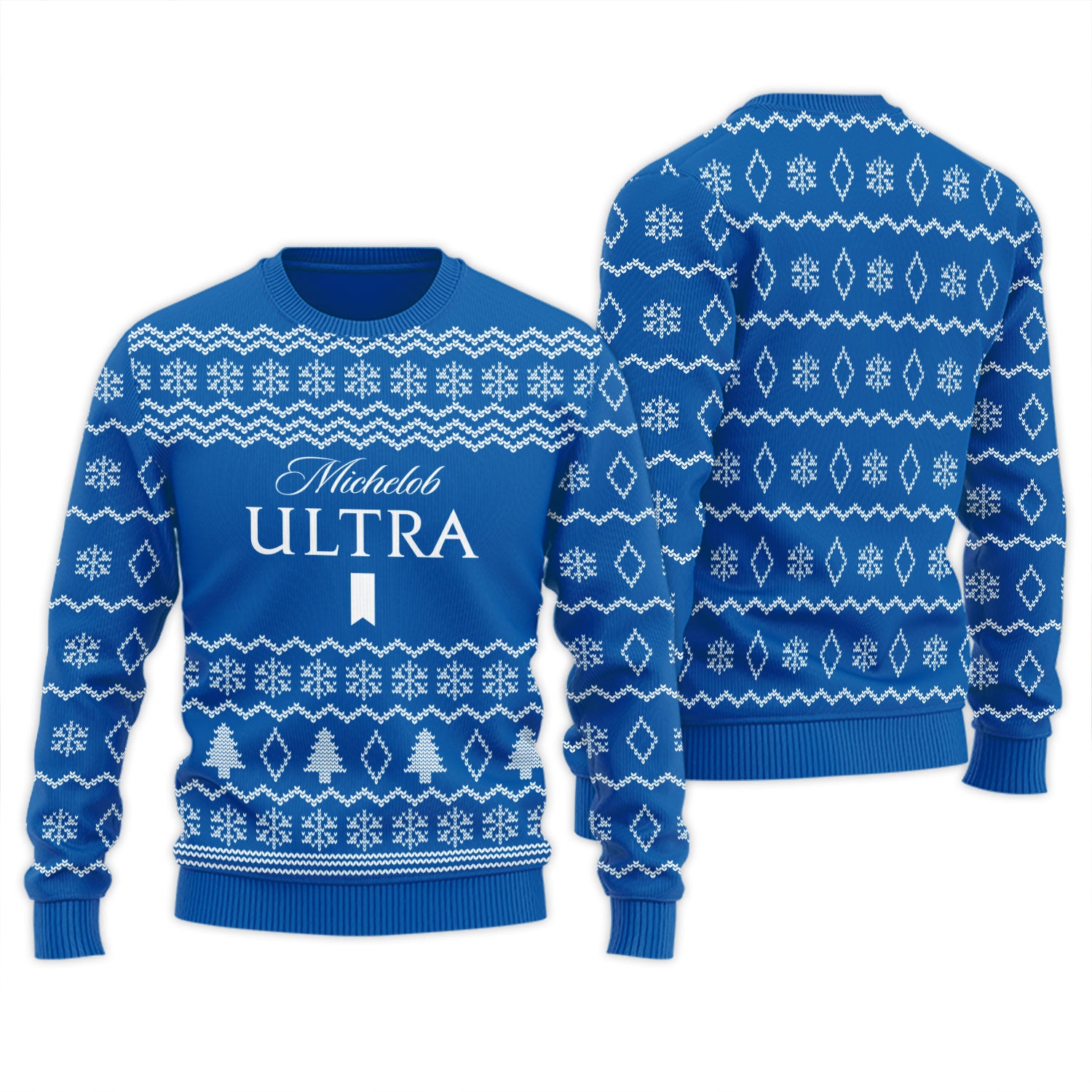 Michelob Ultra Winter Festive Ugly Sweater