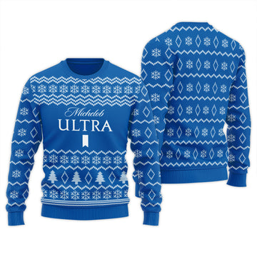 Michelob Ultra Winter Festive Ugly Sweater
