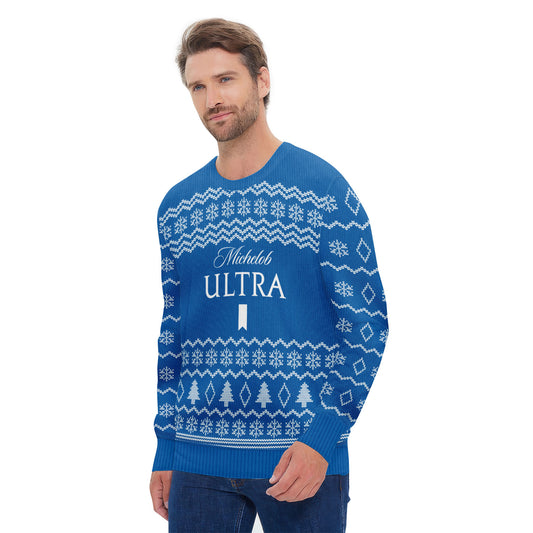 Michelob Ultra Winter Festive Ugly Sweater