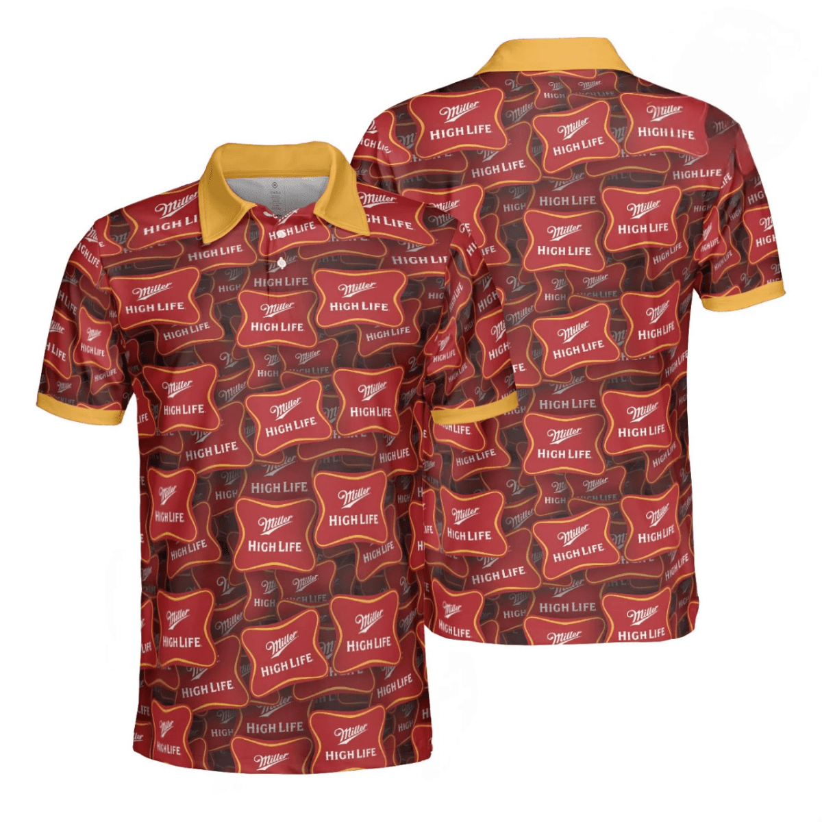 Miller High Life Polo Shirt - VinoVogue.com