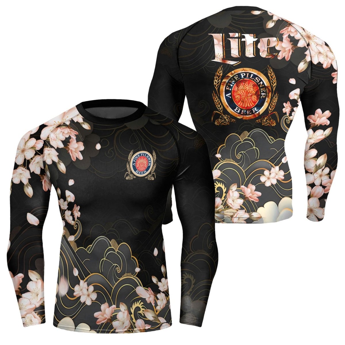 Miller Lite Blossom Rash Guard - VinoVogue.com