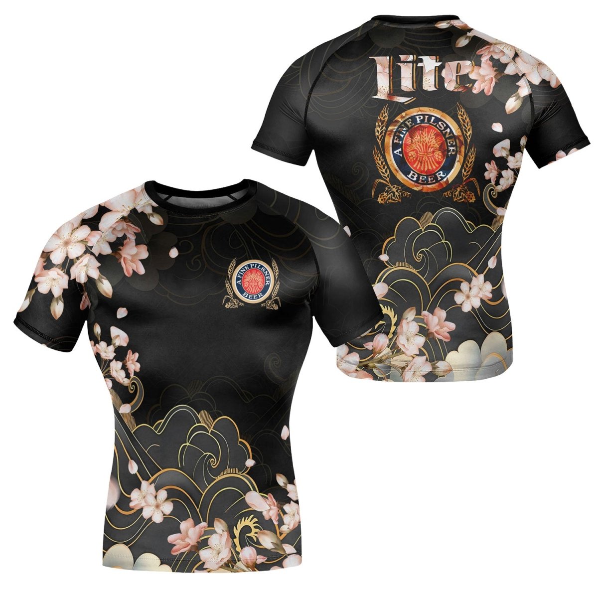 Miller Lite Blossom Rash Guard - VinoVogue.com