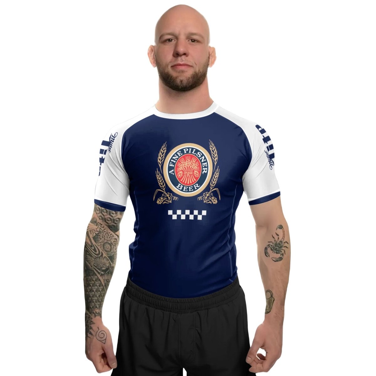 Miller Lite Blue Rash Guard - VinoVogue.com
