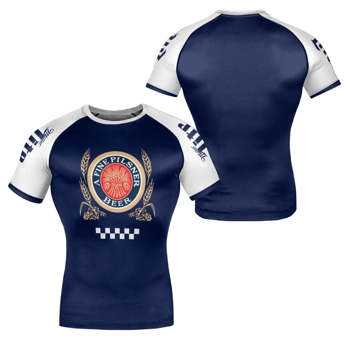 Miller Lite Blue Rash Guard - VinoVogue.com