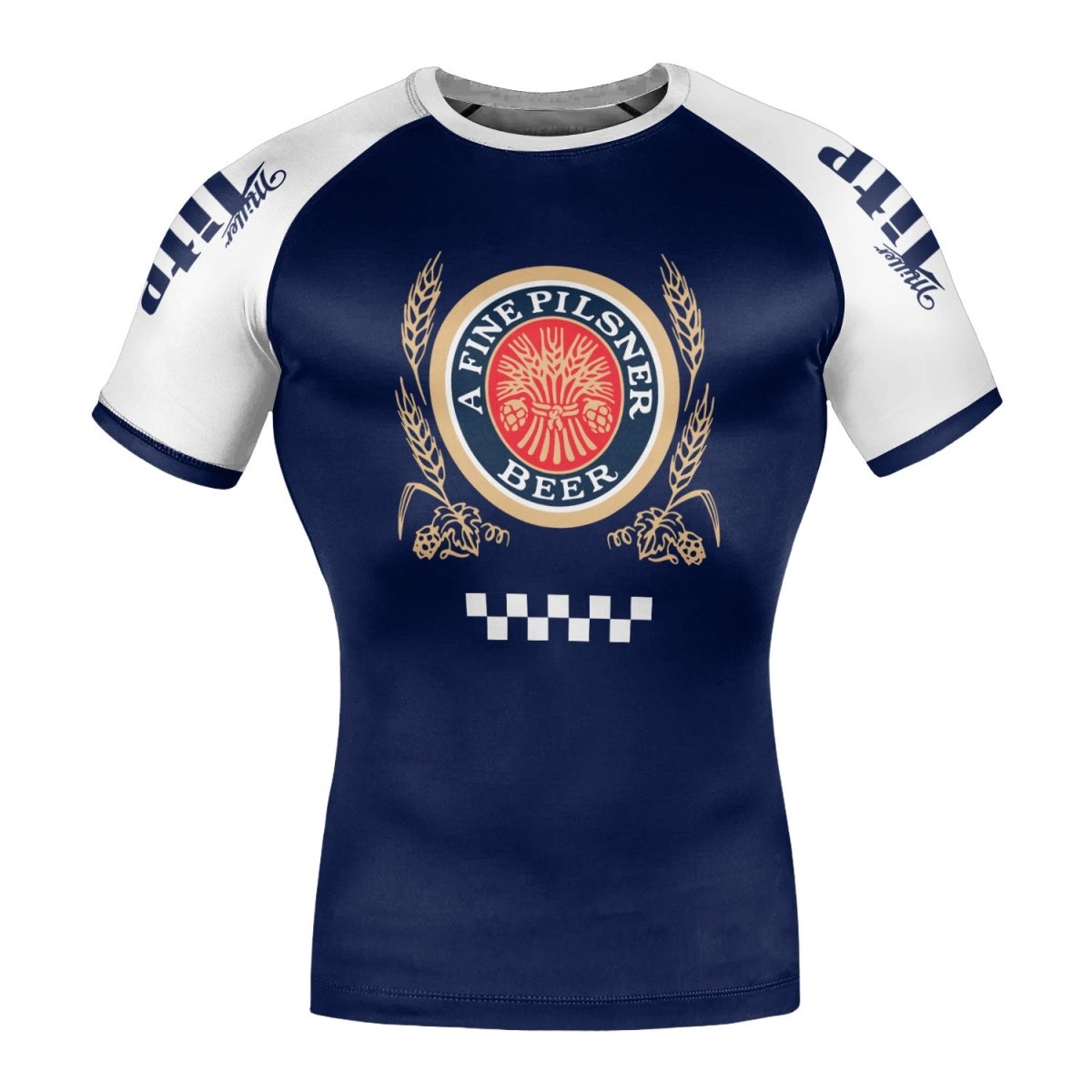 Miller Lite Blue Rash Guard - VinoVogue.com