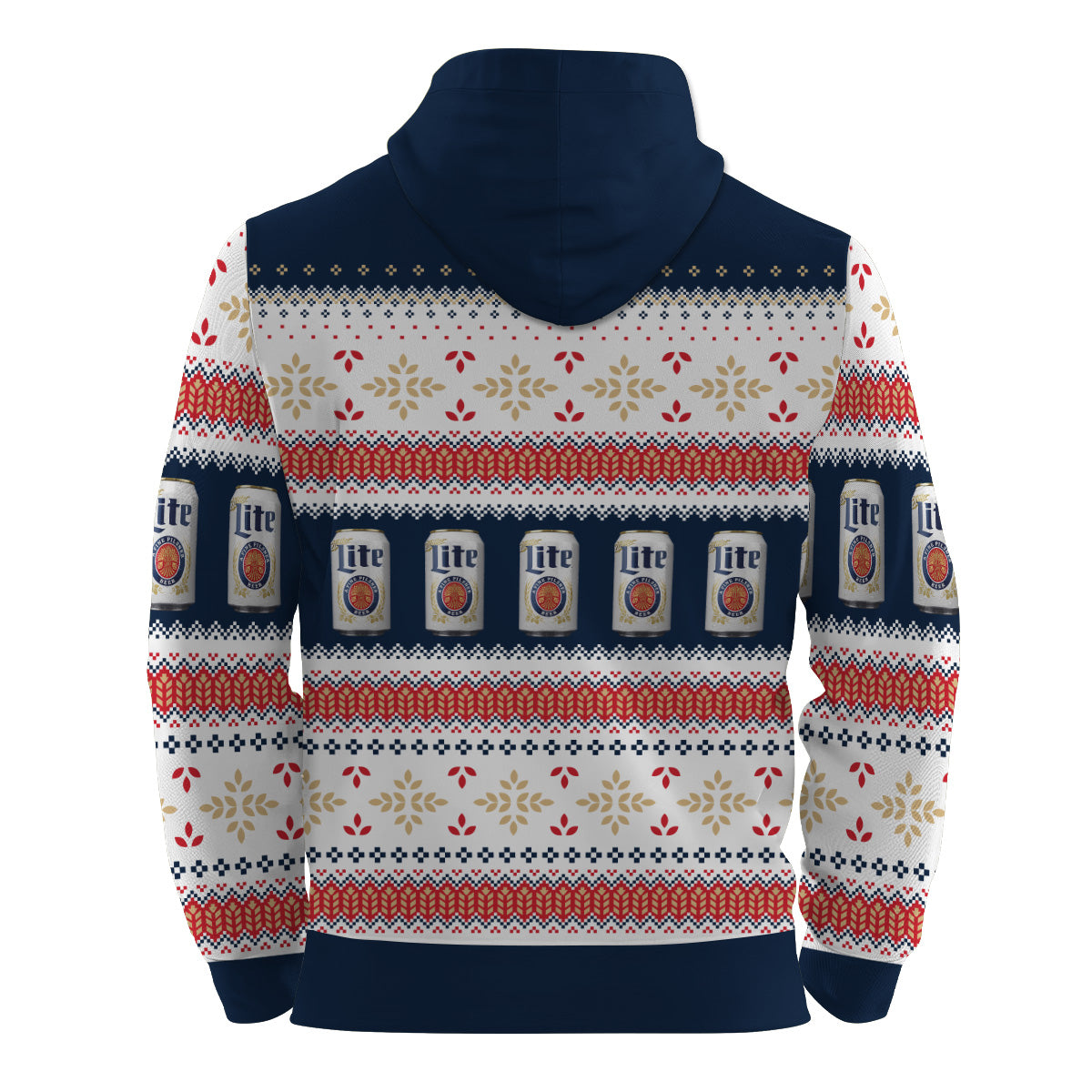 Miller Lite Festive Holiday Pullover & Zip Hoodie