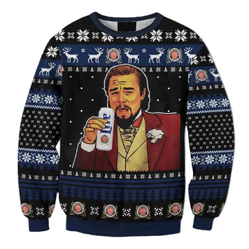Miller Lite Gentleman Holiday Ugly Sweater