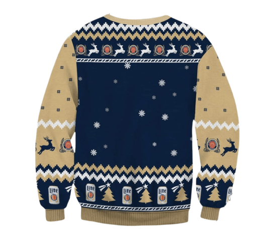 Miller Lite In My Veins Ugly Sweater - VinoVogue.com