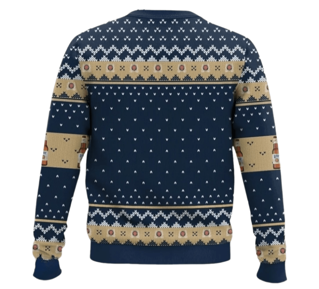 Miller Lite Make Me Happy Ugly Sweater - VinoVogue.com