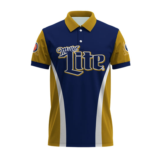 Miller Lite Summit Flow Polo Shirt