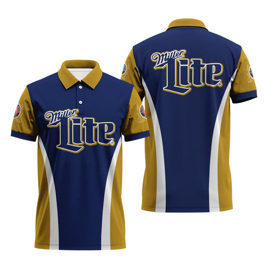 Miller Lite Summit Flow Polo Shirt
