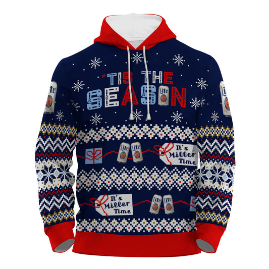 Miller Lite Tis The Season Pullover & Zip Hoodie
